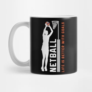 Life Goals Netball Mug